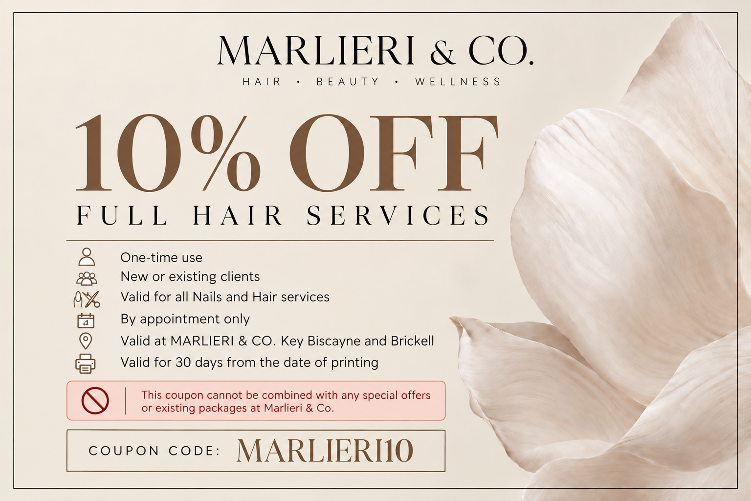 Marlieri & Co. 10% Off Coupon